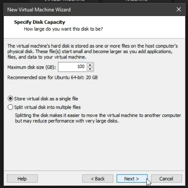 disk capacity